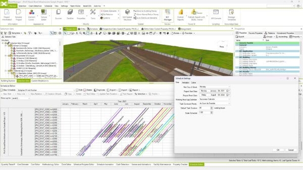 Flowline Software Scheduling | BEXEL Manager BIM Software