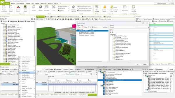 Scheduling | BEXEL Manager BIM Software